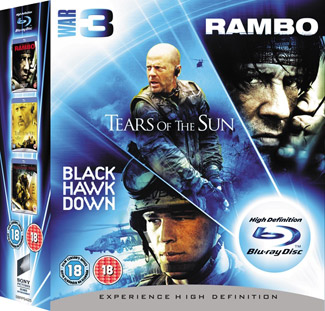 Blu-ray 3-Pack: War (afbeelding kan afwijken van de daadwerkelijke Blu-ray hoes)