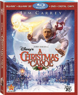 Blu-ray A Christmas Carol 3D (afbeelding kan afwijken van de daadwerkelijke Blu-ray hoes)