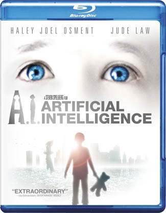 Blu-ray A.I: Artificial Intelligence (afbeelding kan afwijken van de daadwerkelijke Blu-ray hoes)