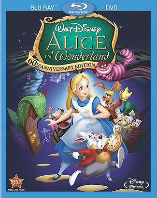 Blu-ray Alice In Wonderland (afbeelding kan afwijken van de daadwerkelijke Blu-ray hoes)