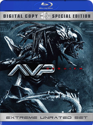 Blu-ray AVPR: Aliens vs Predator - Requiem (afbeelding kan afwijken van de daadwerkelijke Blu-ray hoes)