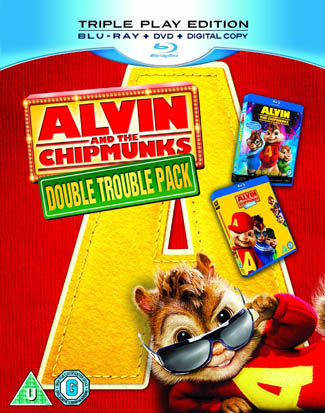 Blu-ray Alvin And The Chipmunks 1 & 2 (afbeelding kan afwijken van de daadwerkelijke Blu-ray hoes)