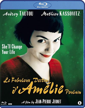 Blu-ray Le fabuleux destin d'Amélie Poulain (afbeelding kan afwijken van de daadwerkelijke Blu-ray hoes)