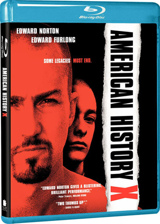 Blu-ray American History X (afbeelding kan afwijken van de daadwerkelijke Blu-ray hoes)