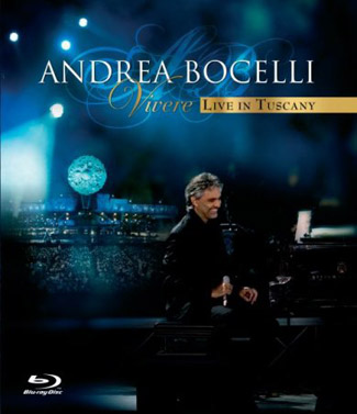 Blu-ray Andrea Bocelli: Vivere - Live In Tuscany (afbeelding kan afwijken van de daadwerkelijke Blu-ray hoes)