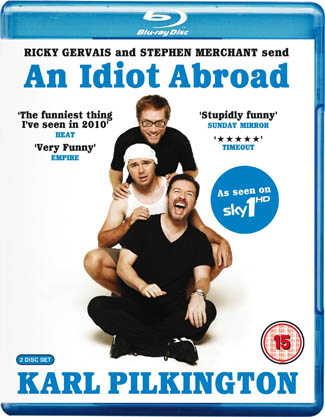 Blu-ray Karl Pilkington: An Idiot Abroad (afbeelding kan afwijken van de daadwerkelijke Blu-ray hoes)