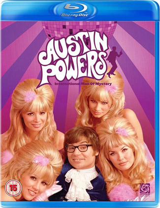 Blu-ray Austin Powers: International Man of Mystery (afbeelding kan afwijken van de daadwerkelijke Blu-ray hoes)