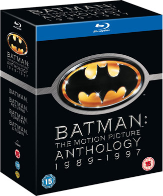 Blu-ray Batman: The Motion Picture Anthology 1989 - 1997 (afbeelding kan afwijken van de daadwerkelijke Blu-ray hoes)