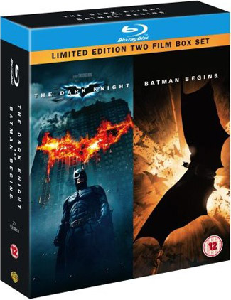 Blu-ray The Dark Knight / Batman Begins (afbeelding kan afwijken van de daadwerkelijke Blu-ray hoes)