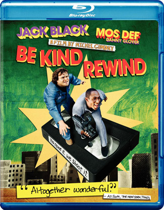 Blu-ray Be Kind Rewind (afbeelding kan afwijken van de daadwerkelijke Blu-ray hoes)