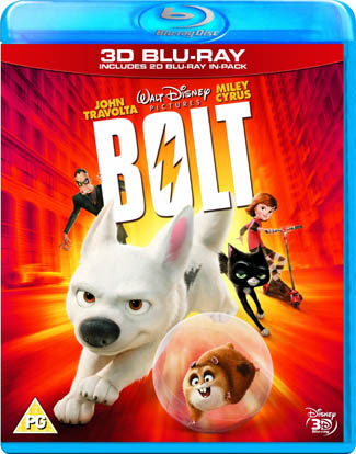 Blu-ray Bolt 3D (afbeelding kan afwijken van de daadwerkelijke Blu-ray hoes)