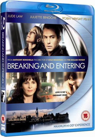 Blu-ray Breaking And Entering (afbeelding kan afwijken van de daadwerkelijke Blu-ray hoes)