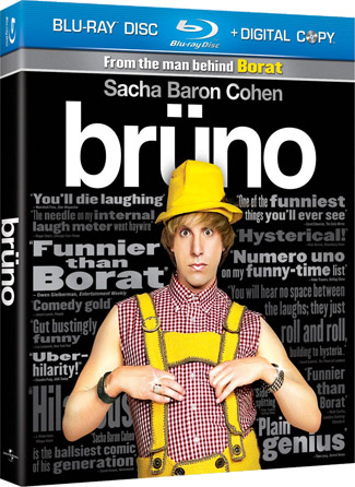 Blu-ray Brüno (afbeelding kan afwijken van de daadwerkelijke Blu-ray hoes)