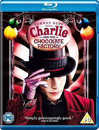 Blu-ray Charlie and the Chocolate Factory (afbeelding kan afwijken van de daadwerkelijke Blu-ray hoes)