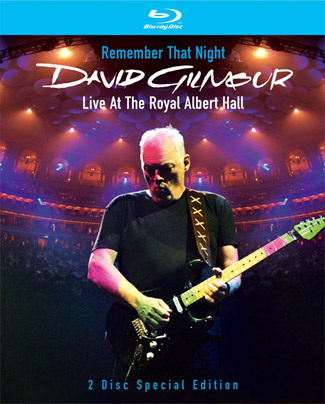 Blu-ray David Gilmour: Remember That Night (afbeelding kan afwijken van de daadwerkelijke Blu-ray hoes)