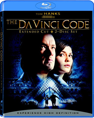 Blu-ray The Da Vinci Code (afbeelding kan afwijken van de daadwerkelijke Blu-ray hoes)