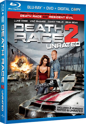 Blu-ray Death Race 2 (afbeelding kan afwijken van de daadwerkelijke Blu-ray hoes)