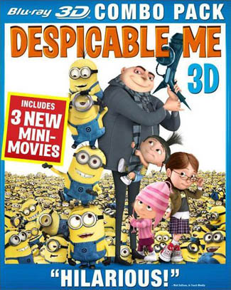 Blu-ray Despicable Me 3D (afbeelding kan afwijken van de daadwerkelijke Blu-ray hoes)