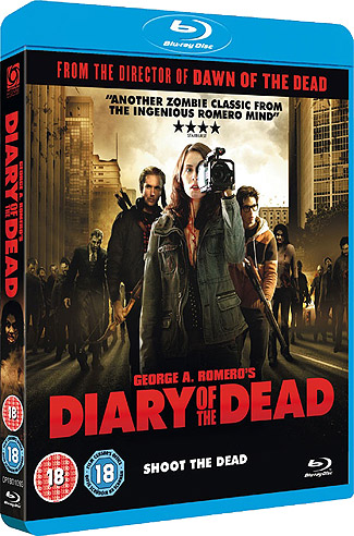 Blu-ray Diary Of The Dead (afbeelding kan afwijken van de daadwerkelijke Blu-ray hoes)