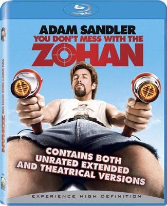 Blu-ray You Don't Mess with the Zohan (afbeelding kan afwijken van de daadwerkelijke Blu-ray hoes)