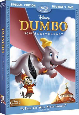 Blu-ray Dumbo (afbeelding kan afwijken van de daadwerkelijke Blu-ray hoes)