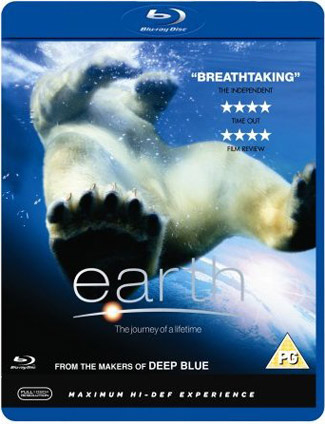 Blu-ray Earth (afbeelding kan afwijken van de daadwerkelijke Blu-ray hoes)