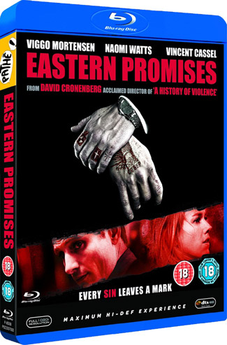 Blu-ray Eastern Promises (afbeelding kan afwijken van de daadwerkelijke Blu-ray hoes)