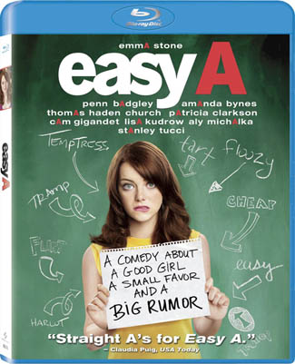 Blu-ray Easy A (afbeelding kan afwijken van de daadwerkelijke Blu-ray hoes)