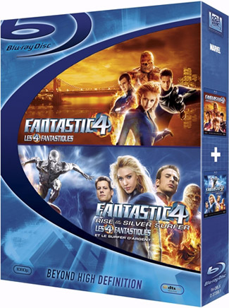 Blu-ray Fantastic 4 1 & 2 (afbeelding kan afwijken van de daadwerkelijke Blu-ray hoes)