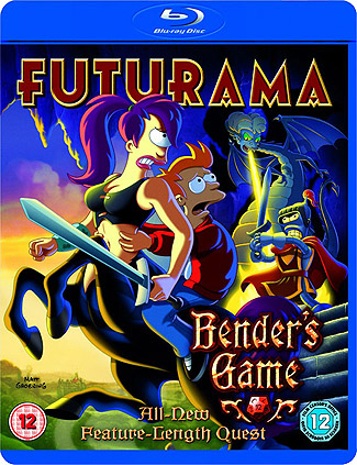 Blu-ray Futurama: Bender's Game (afbeelding kan afwijken van de daadwerkelijke Blu-ray hoes)