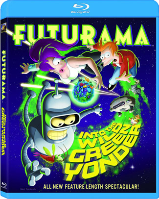 Blu-ray Futurama: Into The Wild Green Yonder (afbeelding kan afwijken van de daadwerkelijke Blu-ray hoes)