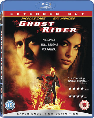 Blu-ray Ghost Rider (afbeelding kan afwijken van de daadwerkelijke Blu-ray hoes)