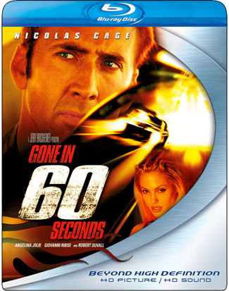 Blu-ray Gone in 60 Seconds (afbeelding kan afwijken van de daadwerkelijke Blu-ray hoes)