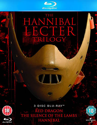 Blu-ray Hannibal Lecter Trilogy (afbeelding kan afwijken van de daadwerkelijke Blu-ray hoes)