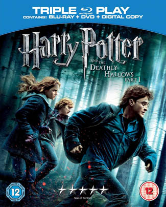 Blu-ray Harry Potter And The Deathly Hallows: part 1 (afbeelding kan afwijken van de daadwerkelijke Blu-ray hoes)