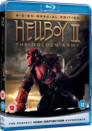 Blu-ray Hellboy II: The Golden Army (afbeelding kan afwijken van de daadwerkelijke Blu-ray hoes)