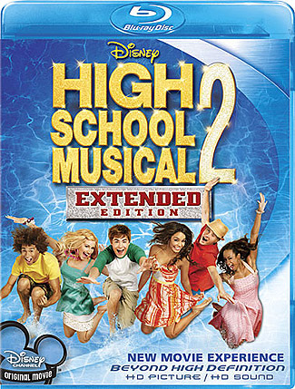 Blu-ray High School Musical 2 (afbeelding kan afwijken van de daadwerkelijke Blu-ray hoes)
