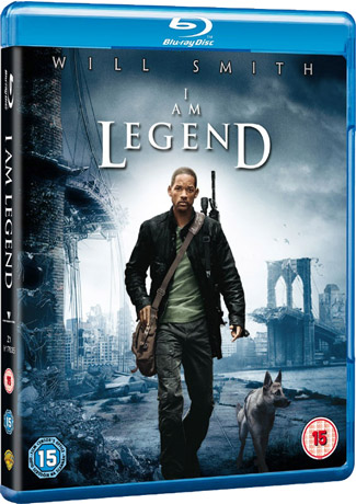 Blu-ray I Am Legend (afbeelding kan afwijken van de daadwerkelijke Blu-ray hoes)
