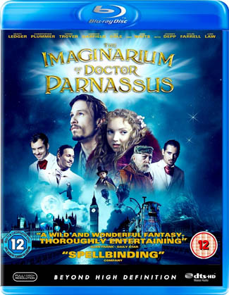 Blu-ray The Imaginarium of Doctor Parnassus (afbeelding kan afwijken van de daadwerkelijke Blu-ray hoes)