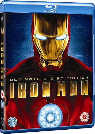 Blu-ray Iron Man (afbeelding kan afwijken van de daadwerkelijke Blu-ray hoes)