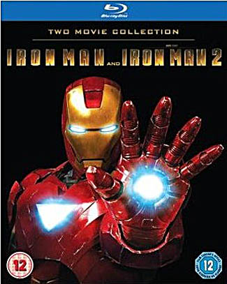 Blu-ray Iron Man 1 & 2 (afbeelding kan afwijken van de daadwerkelijke Blu-ray hoes)