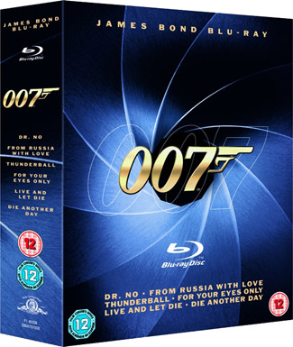 Blu-ray James Bond: Blu-ray Collection Vol. 1 (afbeelding kan afwijken van de daadwerkelijke Blu-ray hoes)