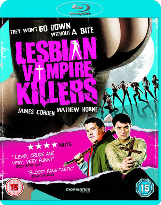 Blu-ray Lesbian Vampire Killers (afbeelding kan afwijken van de daadwerkelijke Blu-ray hoes)