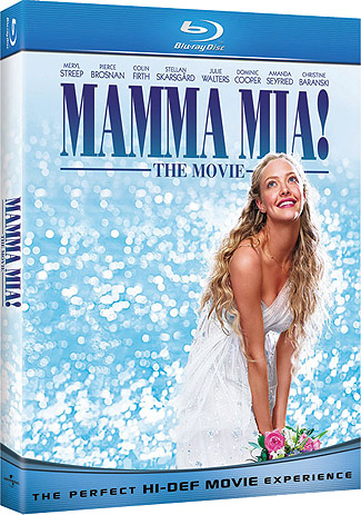 Blu-ray Mamma Mia! (afbeelding kan afwijken van de daadwerkelijke Blu-ray hoes)
