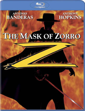 Blu-ray The Mask of Zorro (afbeelding kan afwijken van de daadwerkelijke Blu-ray hoes)