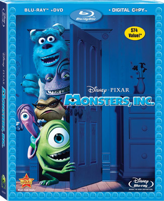 Blu-ray Monsters, Inc. (afbeelding kan afwijken van de daadwerkelijke Blu-ray hoes)