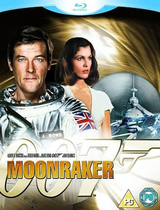 Blu-ray James Bond: Moonraker (afbeelding kan afwijken van de daadwerkelijke Blu-ray hoes)