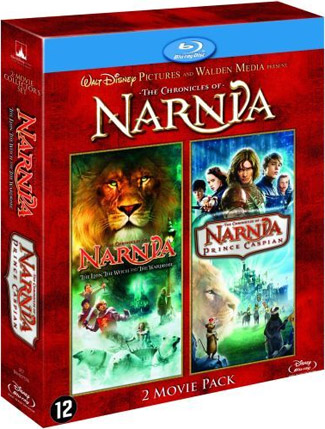 Blu-ray The Chronicles of Narnia 1 & 2 (afbeelding kan afwijken van de daadwerkelijke Blu-ray hoes)