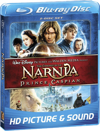 Blu-ray The Chronicles of Narnia: Prince Caspian (afbeelding kan afwijken van de daadwerkelijke Blu-ray hoes)