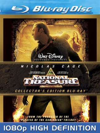 Blu-ray National Treasure (afbeelding kan afwijken van de daadwerkelijke Blu-ray hoes)
